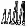 Black Cat Paw Food Tongs 4 Pack, 304 Stainless Steel,
