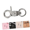 LIOOBO 5pcs Bird Cage Lock Badges Medium Bird Stainless Steel