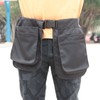 Apron Waist Cover with Plastic Buckle Multiple Pockets Server Aprons