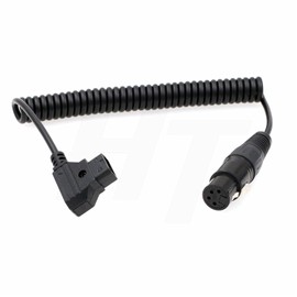 HangTon DSLR Camera Monitor XLR 4 Pin Female D-Tap Wound Power Cable