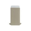 MAX COLOR Top Sheet, 100% Cotton, Plain, Taupe, Single 150