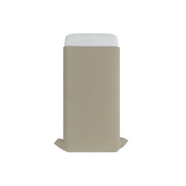 MAX COLOR Top Sheet, 100% Cotton, Plain, Taupe, Single 150 x 300 cm