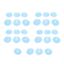28pcs G Tube Pads Holder Abdominal G Tube Button Pads Soft Absorbent G Tube Pads for Breastfeeding Nursing Care Blue