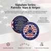 Stars and Stripes Alcoholics Anonymous Chip with 7th Step Prayer