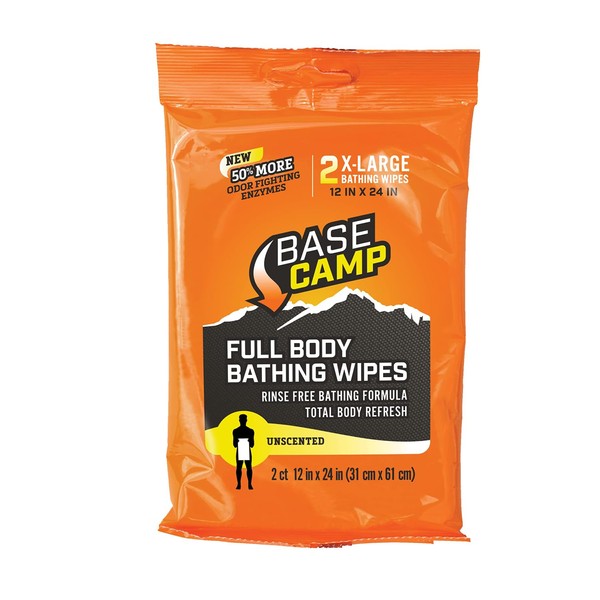 Dead Down Wind Base Camp Unscented Full Body Bathing Wipes