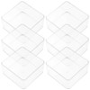 CHILDWEET 6pcs Transparent Drawer Organizers Storage Bins for Sundries Stationery