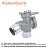 Upgraded Aluminium Upper Radiator Coolant Filler Neck Kit(2PCS).Fit for 2007-2013