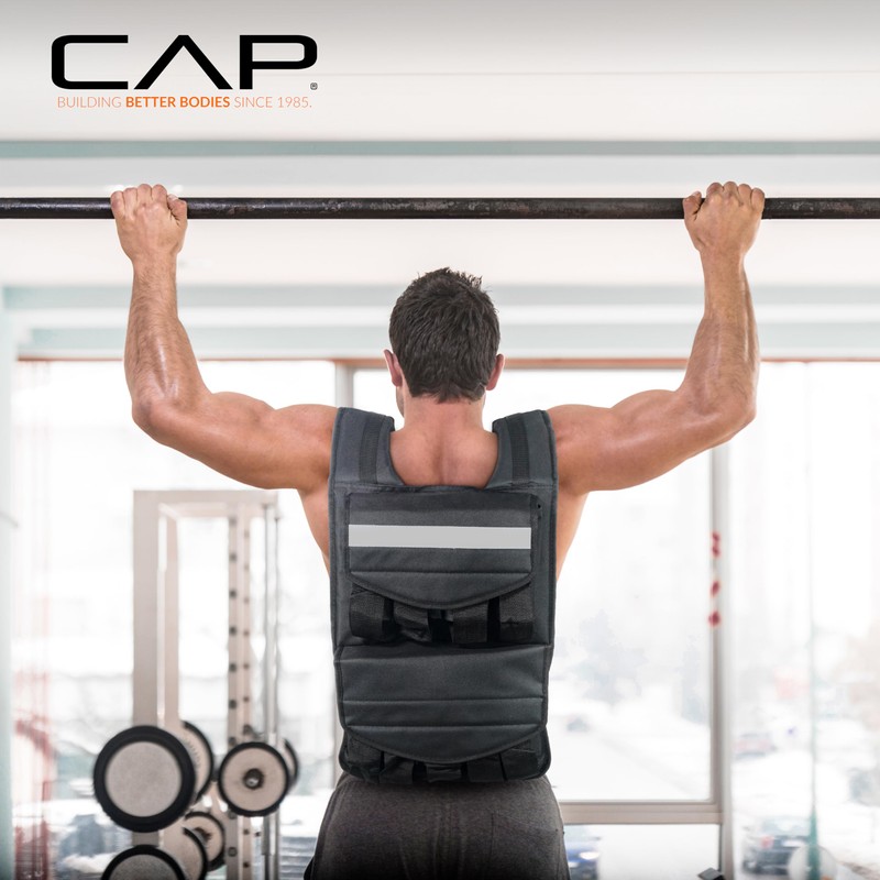CAP Barbell Adjustable Weighted Vest, 70 lb