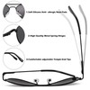 Pro Acme Small Polarized Aviator Sunglasses for Adult Small Face