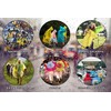 Cosowe Rain Ponchos for Adults Reusable, 2 Pcs Raincoats for