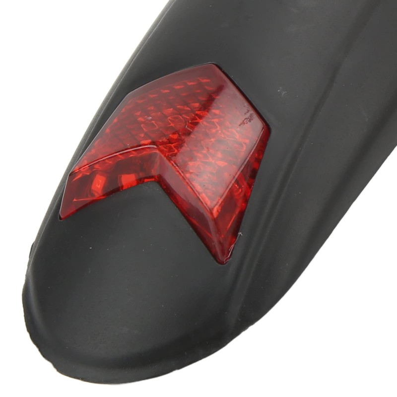 equlup Scooter Rear Mudguard with Tail Light, 10in Scooter Splash