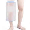 Knee Cast Cover for Shower, Waterproof Knee Cast Bag for