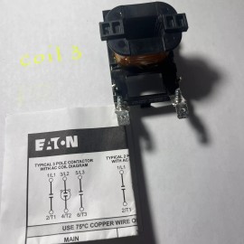 CUTLER HAMMER EATON 9-3185-2, Series D1, Wound AC Coil For 16,25,30&40A Contactors, 208-240V