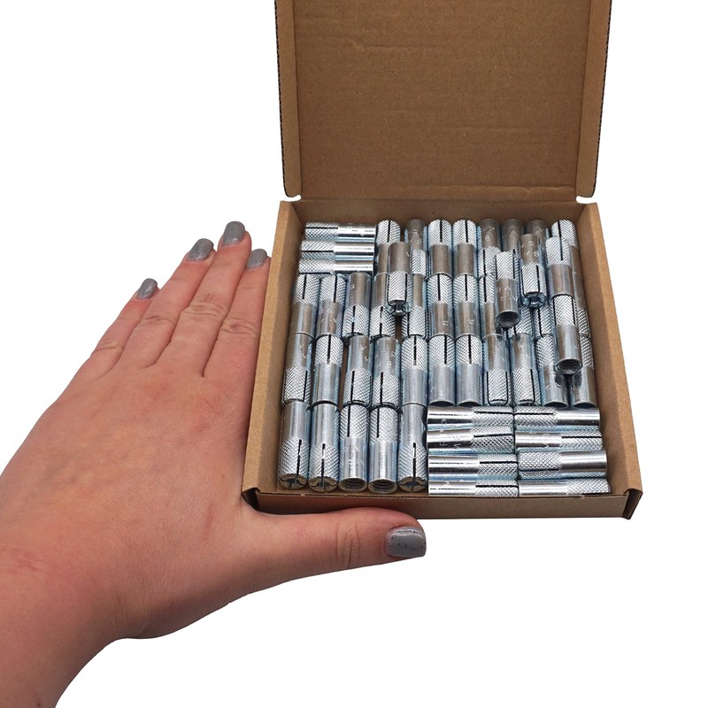 SKIR'CO Knurled Drip Anchors M8 x 30 mm, Expansion Bolt