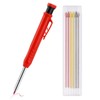 2 Pack Solid Carpenter Pencil Set for Construction with 12