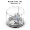 NPET Pet Water Fountain Water Pump with LED Light for