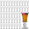 Glsairy Round 1.3-Oz Cordial Glasses,Sherry Glasses, Clear Heavy Base Shot