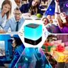 LED Night Light with Alarm Clock Bluetooth Speaker, Touch Sensor