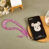 BEEFLYING Ctystal Stone Beads Wrist Straps for Phone Handmade Anti-lost