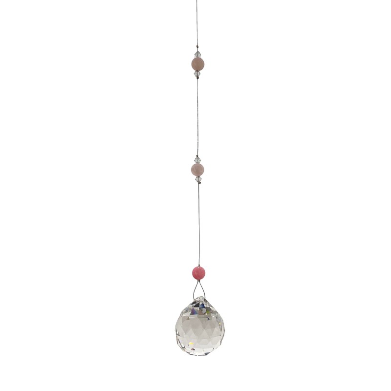 ASFOUR Crystal Ball 30mm and Preciosa Crystal Beads and Crystal