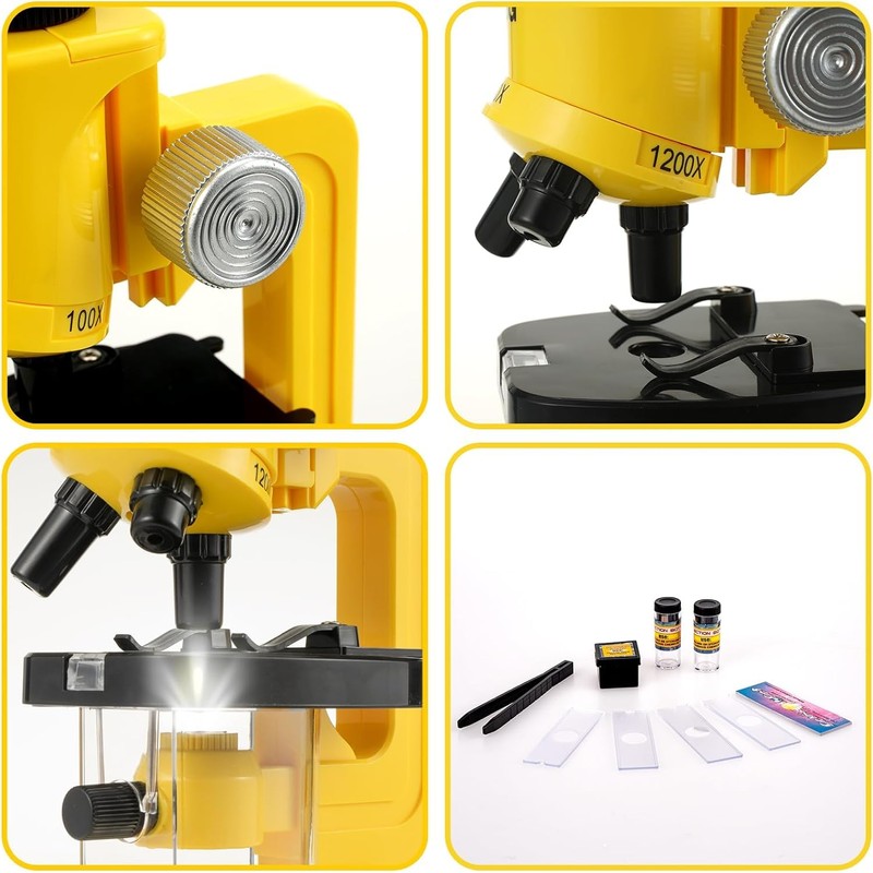 Kids Microscope, Microscope for Kids Portable Microscope Kids Educational Science