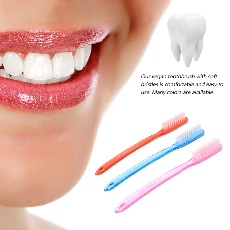  12 Pcs Super Bristle Toothbrush Hard Toothbrushes for Adults