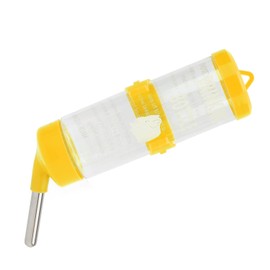 YOUTHINK Botellas de Agua, Dispensador Automático de Botellas de Agua para Hámster sin Goteo Bebedero para Hámster para Animales Pequeños (Amarillo)