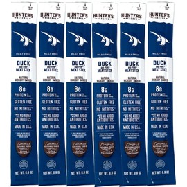 Hunter's Reserve - Exotic Meat Trail Sticks - Adventure You Can Taste - Wild Game Jerky Sticks (DUCK, 6 CT)
