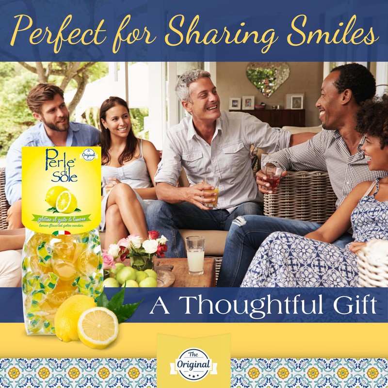 Perle di Sole Soft Lemon Candy from Italy - Lemon