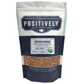 Organic Positively Tea Company, Root Beer Rooibos Tea, Loose Leaf, 16 Ounce