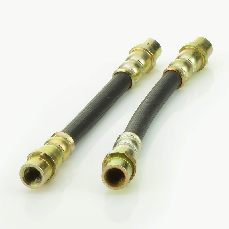 LST 4x Brake Hose Set Front Rear + Retaining Clip