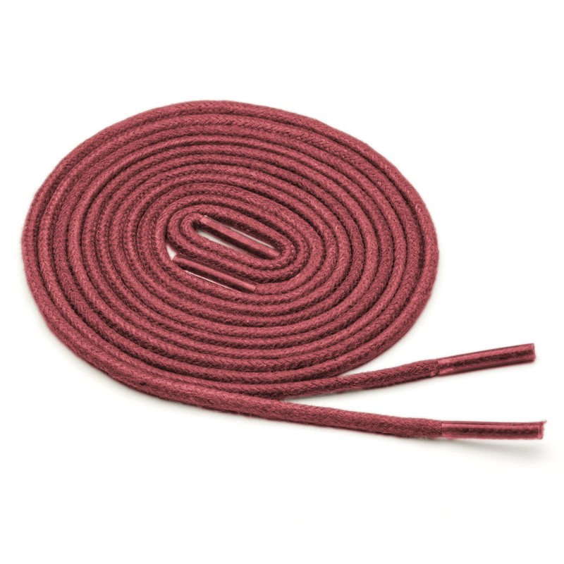 Benchmark Basics Brick Red 33" Round Waxed Cotton Shoelaces |