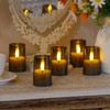 Zevanor Flameless Small Tea Light LED Candles, Acrylic Battery Operated
