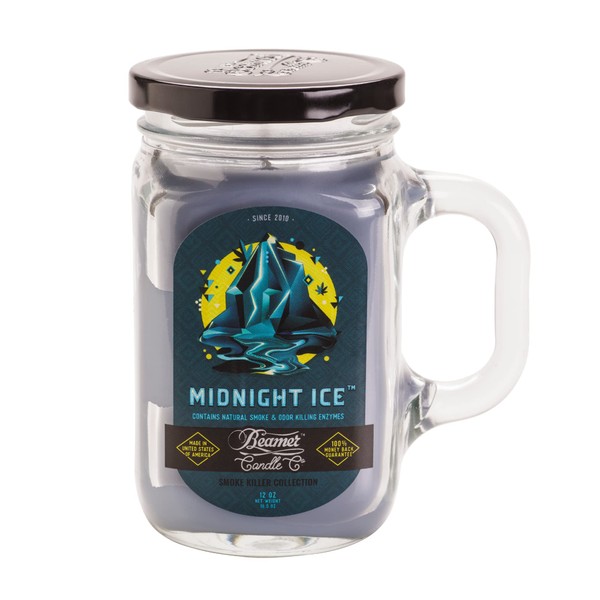 Beamer Candle Co. Smoke Killer Collection - Midnight Ice 12oz Candle