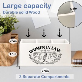 SNNDER Lawyer Pen Holder for Desk, lawyer gifts for women, Women in Law Pen Pencil Holder Organizer for Home Office Desk Accessories