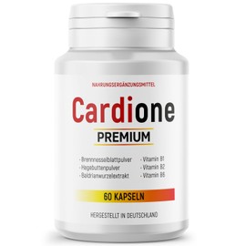 Cardione Capsules - with Nettle & Rosehip Powder - Optimal Dosage - 60 Capsules Contents