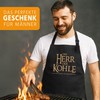 MoonWorks BBQ Apron for Men with Saying "Der Herr der