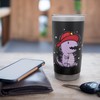 Dino with Fire Fighter Helmet Stainless Steel Insulated Tumbler