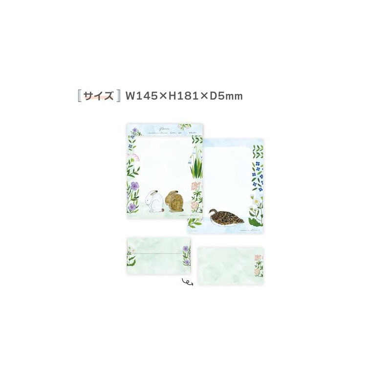 Expressionsha Letter Set Midori Asano FLEUR 20-416