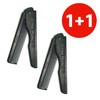 Chilsung 1+1 Gentlemen's Portable Folding Hair Comb (Black) Hair Comb 2ea
