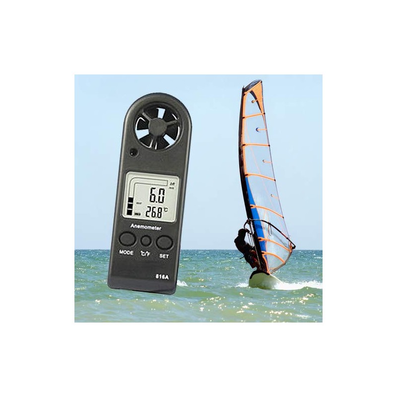 Wind speed measuring device anemometer sailing windsurfing WM1