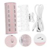 Healeved Bang Rollers Jumbo Hair Curlers Usb Hair Curler for