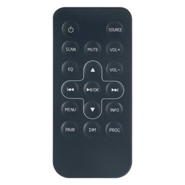 New 105000430 Replaced Remote Control 105000430 Sound bar Remote Control Replacement fit for LOGIK L37SPDB14 105000430 Remote Controller