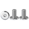 Drenky M6 Bolts, Flat Head Furniture Screw M6 X 12mm