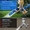 Brass Garden Hose Splitter, Garden Hose Splitter 2 Way Heavy