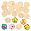 Baker Ross FX816 Wooden Painting Stones - 30 Pack Craft