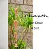 Copper Patina Rain Chain with Rainbow Trout for Heavy Rain,