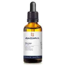 Naissance Borage Oil (No. 226) – 50 ml – Natural Pure, Cold Pressed Borage Oil for Skin, Hair, Body, Face