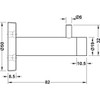 Design Wall Door Buffer Stainless Steel PVD Polished Brass Door