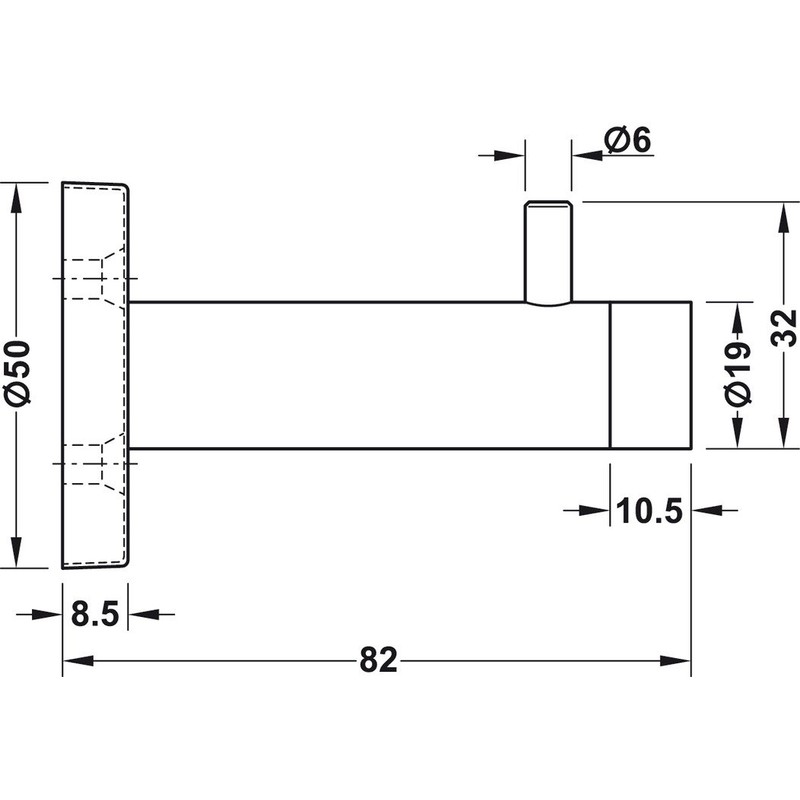 Design Wall Door Buffer Stainless Steel PVD Polished Brass Door